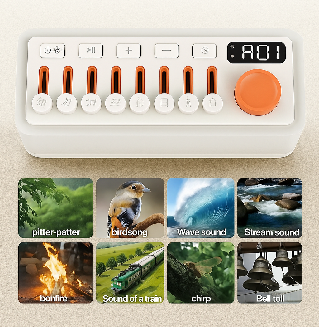HAYRA 3-in-1 Sound & Light Machine